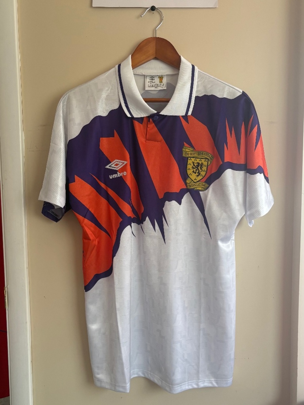 Scotland National Team Umbro 90s Soccer Jersey